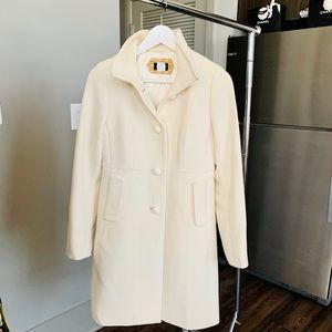 New J. Crew Double Cloth Coat Size 0